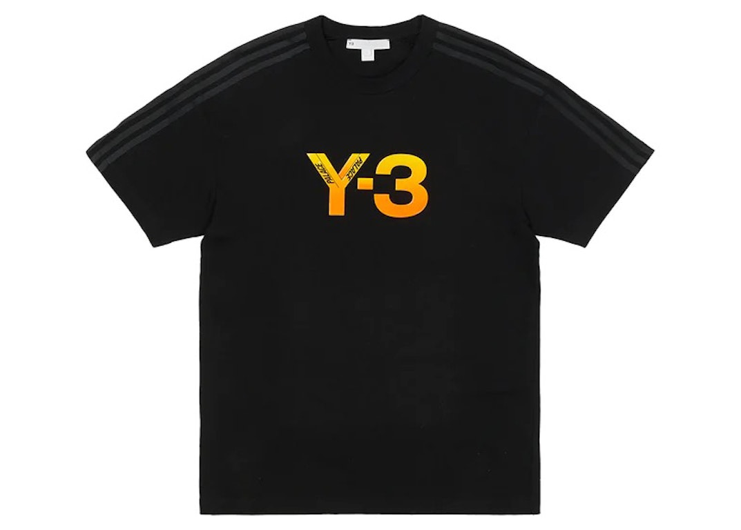 Pre-owned Palace Y-3 Logo T-shirt Black