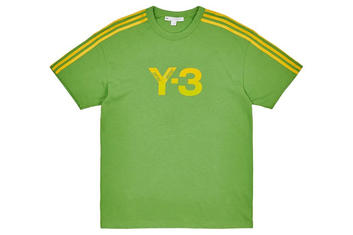 Pre-owned Palace Y-3 Logo T-shirt Green