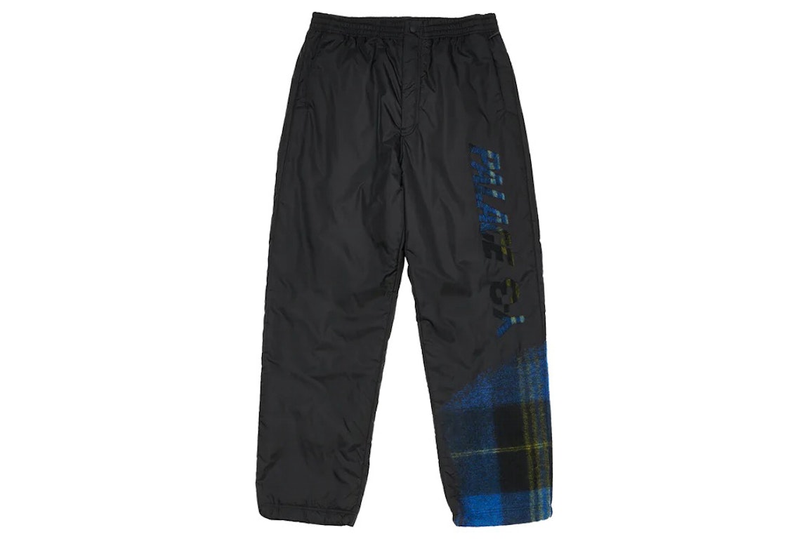 Pre-owned Palace Y-3 Needle Punch Nylon Wool Pants Black