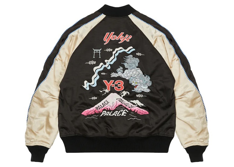 Palace Y-3 Reversible Souvenir Jacket Navy/Cream Men's - FW22 - US