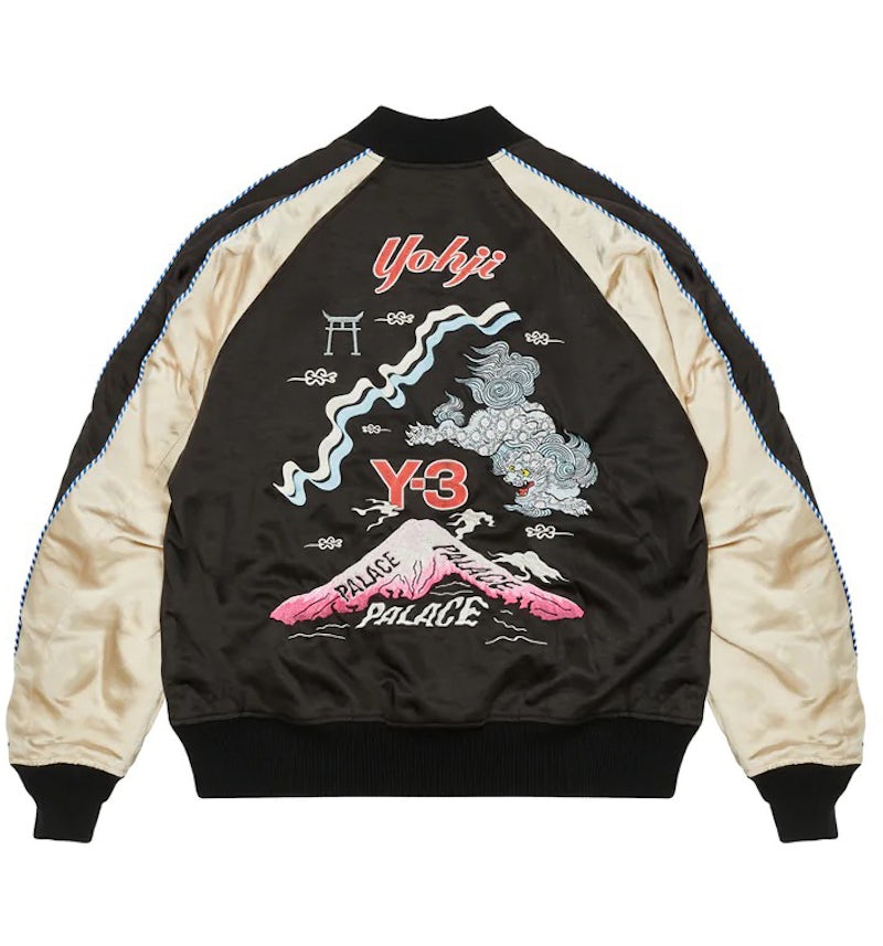 Palace Y-3 Reversible Souvenir Jacket Navy/Cream Men's FW22 GB