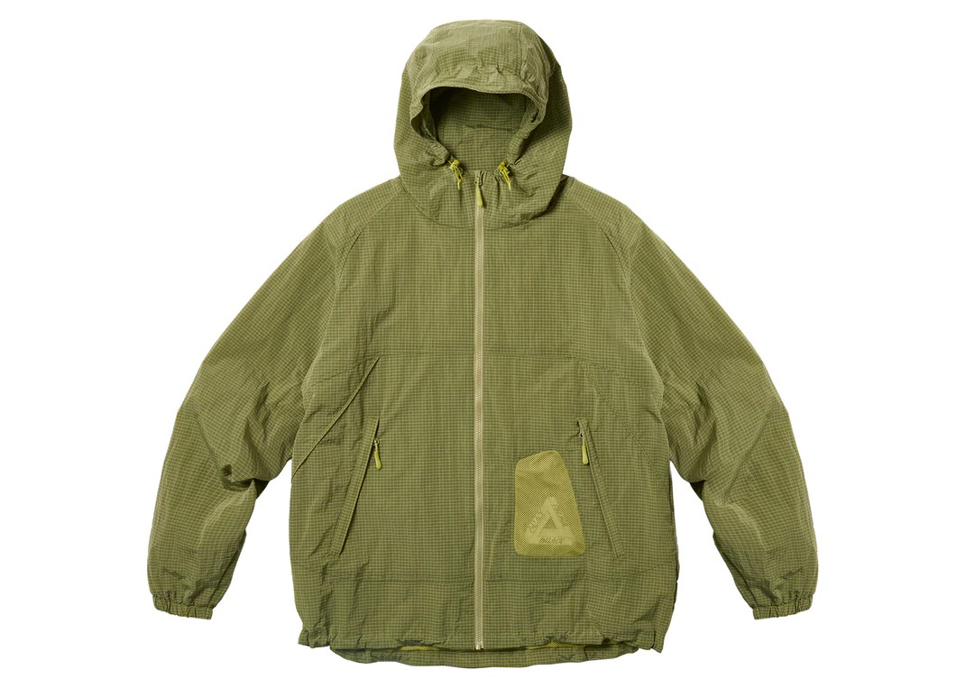 Palace Y-Ripstop Shell Jacket Lime Men's - SS23 - US