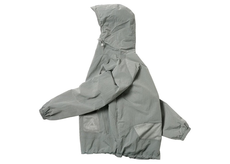 Palace Y-Ripstop Shell Jacket Steel Grey Men's - SS23 - US