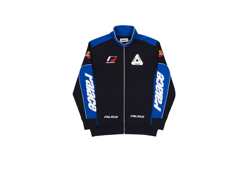 Palace Yaman Track Top Black/Blue Men's - Spring 2017 - US