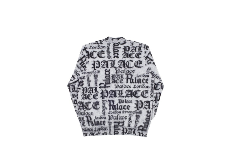 Palace Ye Olde Pringle Knit White/Black Men's - SS20 - US