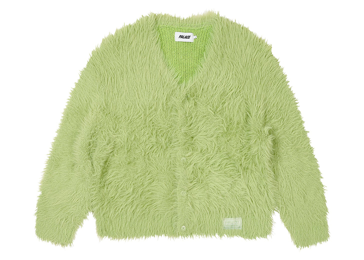 Palace Yeti Cardigan Natural Green Men's - SS24 - US