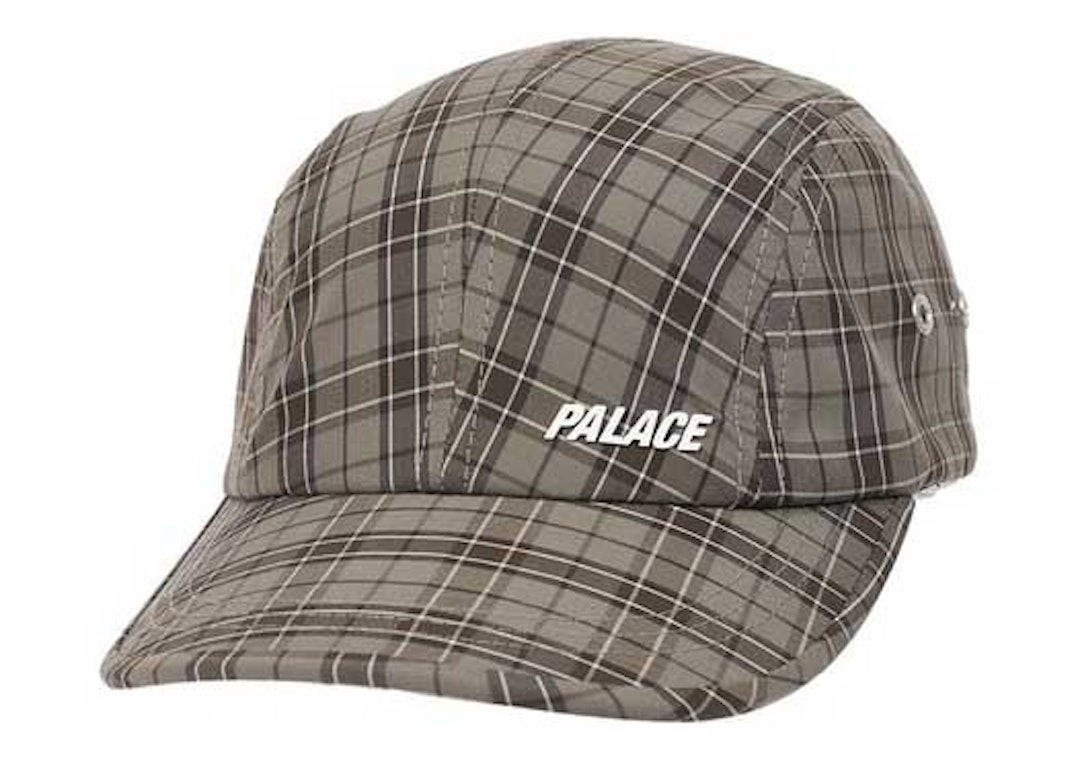 Pre-owned Palace Zip Back Shell T-leaf Cap Check