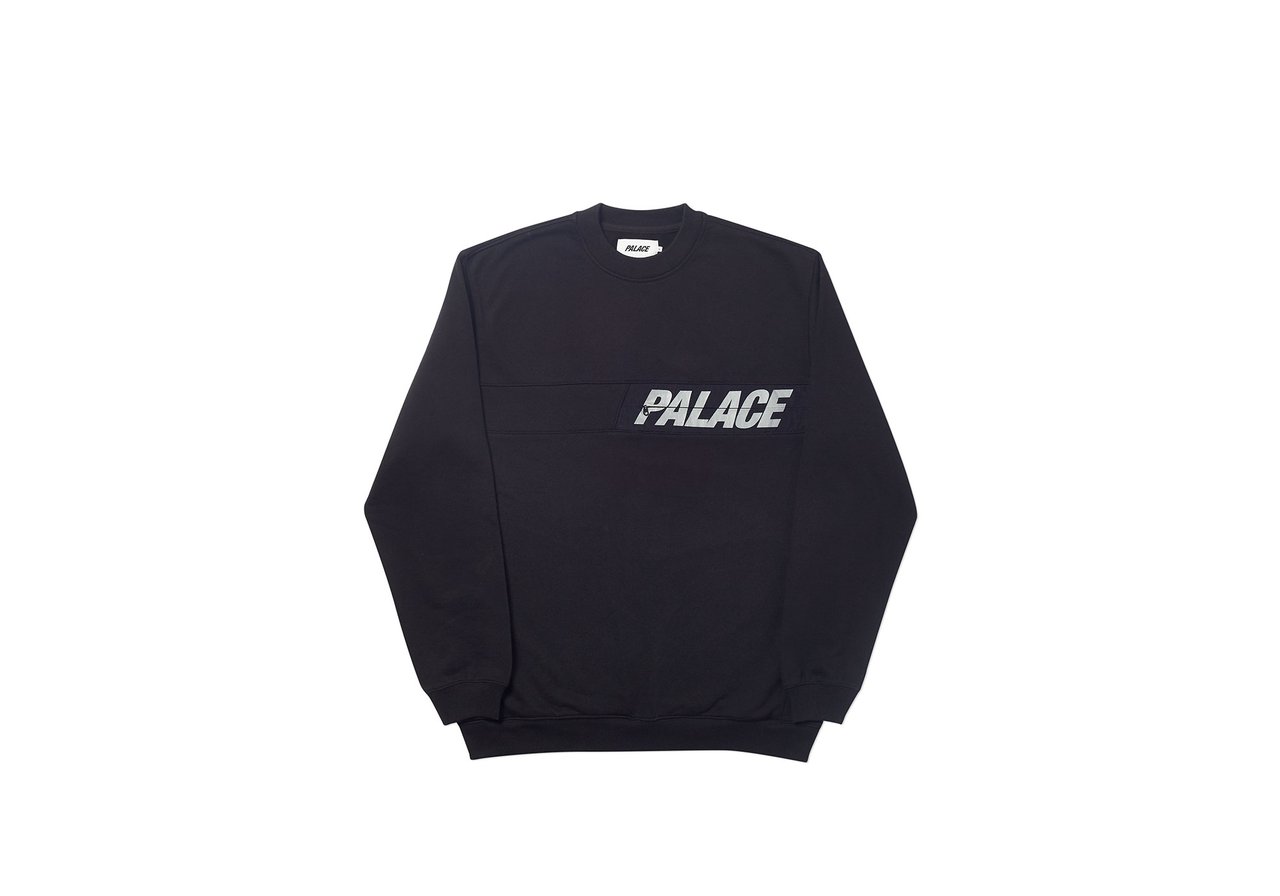 Palace P-Est Zip Crew Navy Men's - FW20 - US