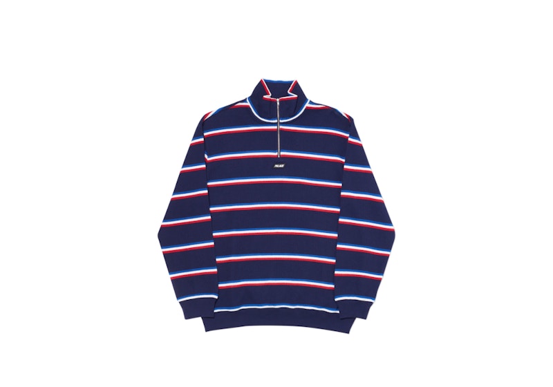 Palace Isn't It 1/4 Zip Navy Men's - FW23 - US