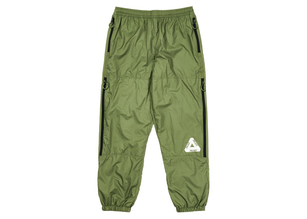 Palace Zip-It Shell Pant Olive Men's - FW21 - US