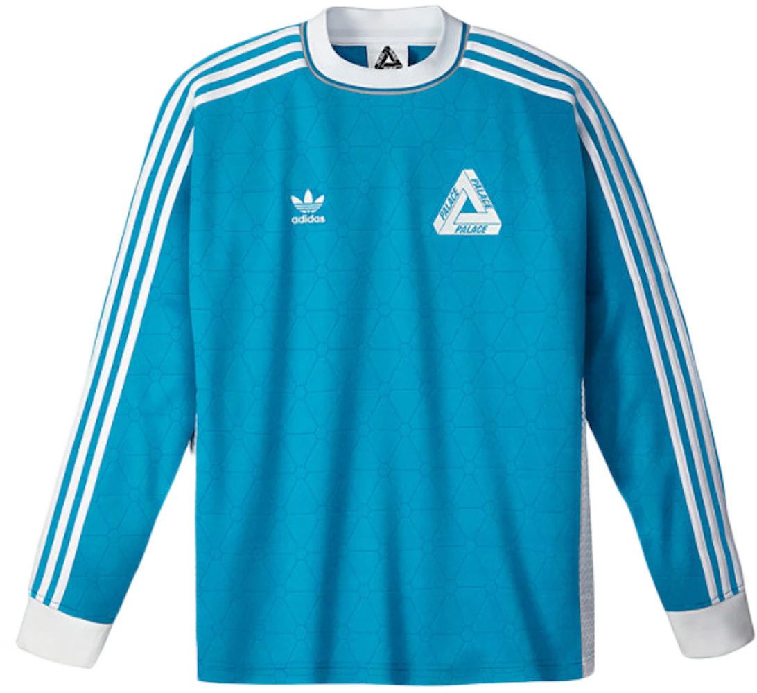 Palace adidas Longsleeve Team Shirt Bold Aqua - US