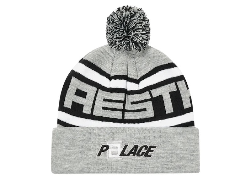 Palace x Aesthetics Beanie Grey Men's - FW22 - US