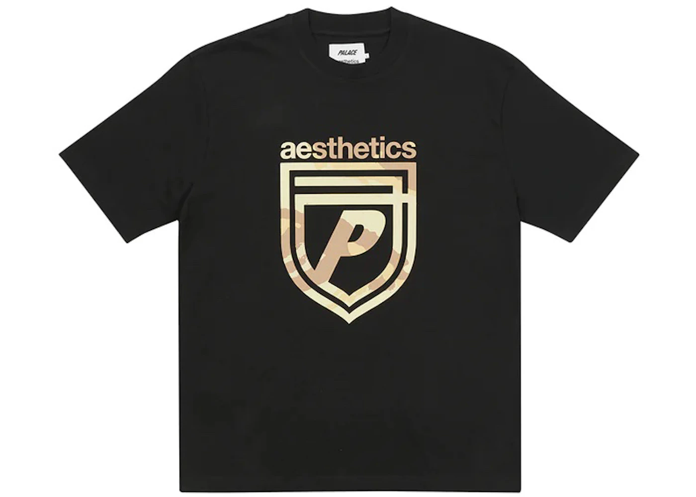 Palace x Aesthetics Logo T-shirt Black Men's - FW22 - US