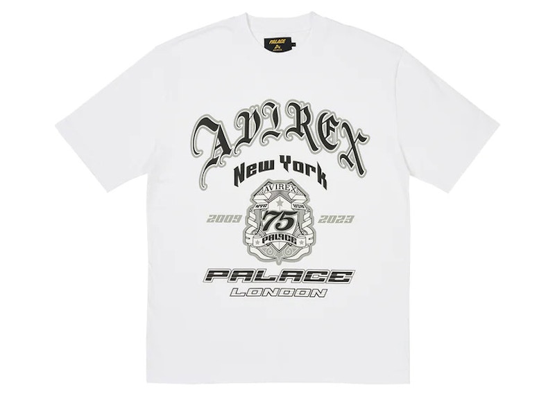 Palace x Avirex T-Shirt White Men's - FW23 - US