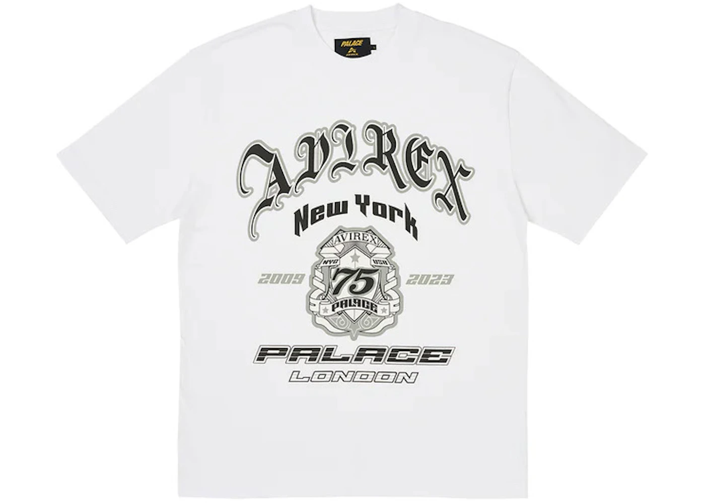 Palace x Avirex T-Shirt White Men's - FW23 - US