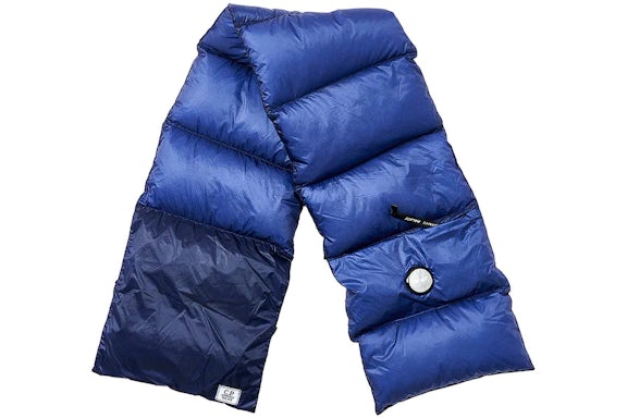 Palace x C.P. Company Down Pocket Scarf Bright Cobalt