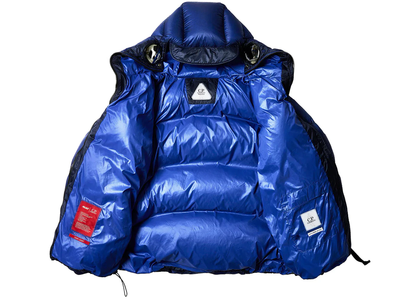 Palace x C.P. Company Puffer Jacket Bright Cobalt Men's - FW23 - US