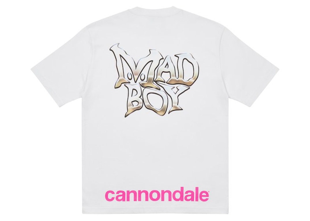 Pre-owned Palace X Cannondale Mad Boy 2 T-shirt White