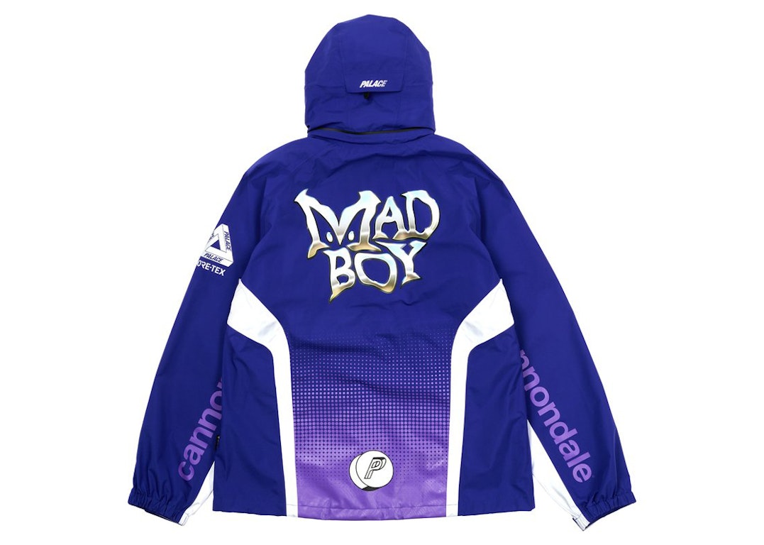 Pre-owned Palace X Cannondale Mad Boy Gore-tex Paclite Jacket Blue/violet
