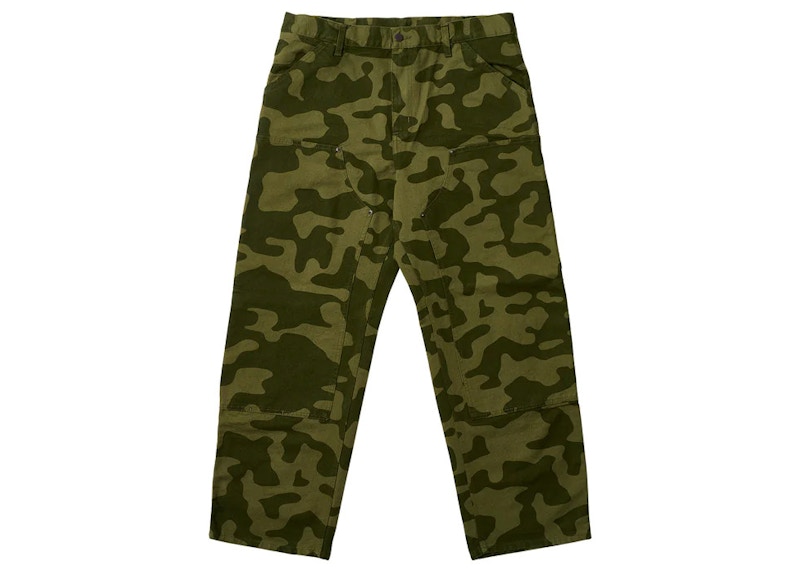 Palace x Carhartt WIP Double Knee Pant Dollar Green - FW23 メンズ - JP