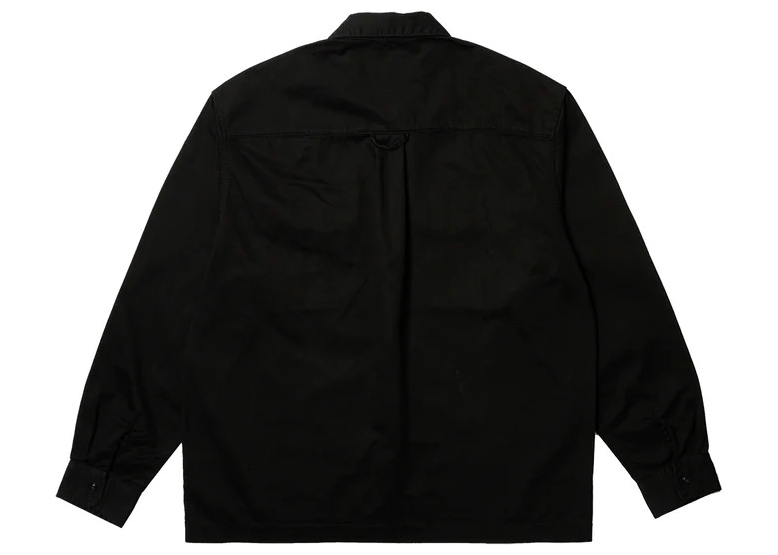 Palace x Carhartt WIP Longsleeve Master Shirt Washed Black