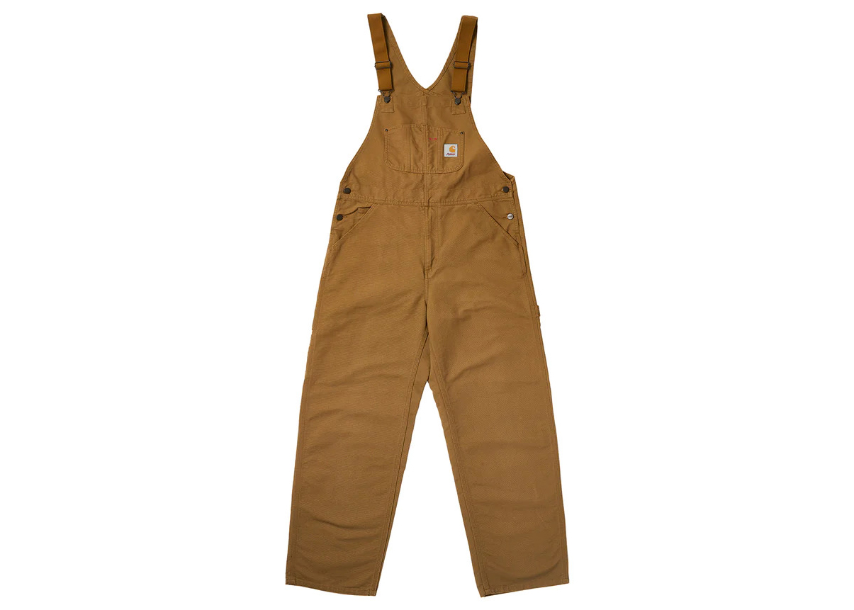 Palace x Carhartt WIP Medley Overall Hamilton Brown Men's - FW23 - US