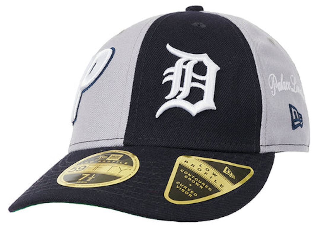 Pre-owned Palace X Detroit Tigers New Era Cap Navy/grey