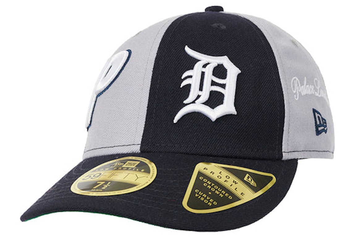 Pre-owned Palace X Detroit Tigers New Era Cap Navy/grey
