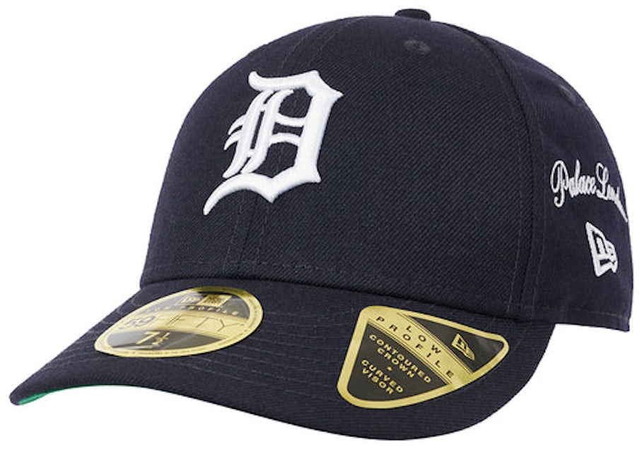New Era Detroit Tigers Navy Fitted Hat MLB Authentic Home Low Profile Size  6 7/8