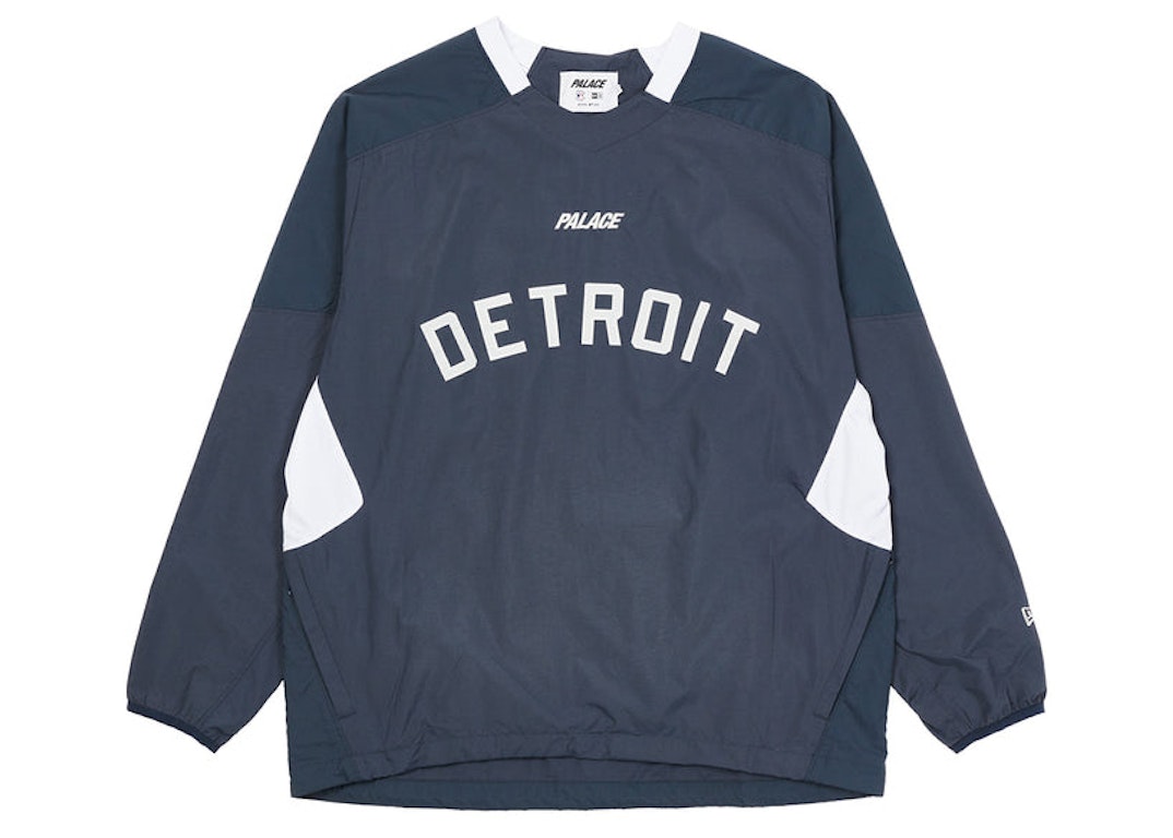Pre-owned Palace X Detroit Tigers New Era Drill Top Navy