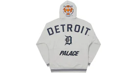 Palace x Detroit Tigers New Era Drop Shoulder Hood Grey Marl