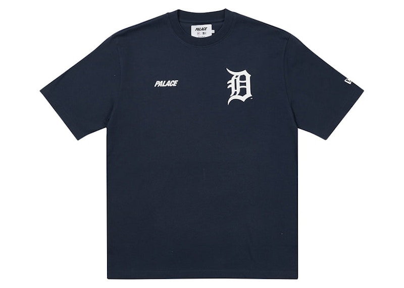 Palace x Detroit Tigers New Era T-shirt Navy Men's - SS22 - US