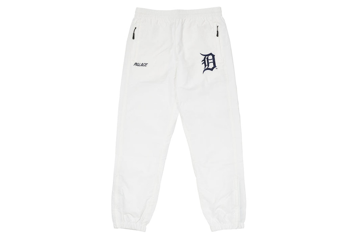 Pre-owned Palace X Detroit Tigers New Era Track Pant White/navy