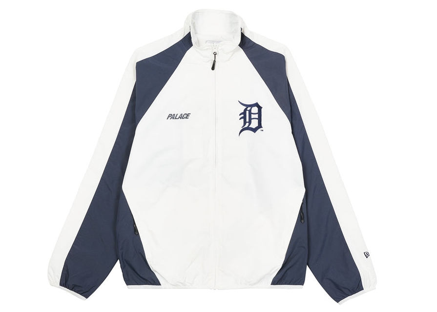 Palace x Detroit Tigers New Era Track Top White/Navy Men's - SS22 - US