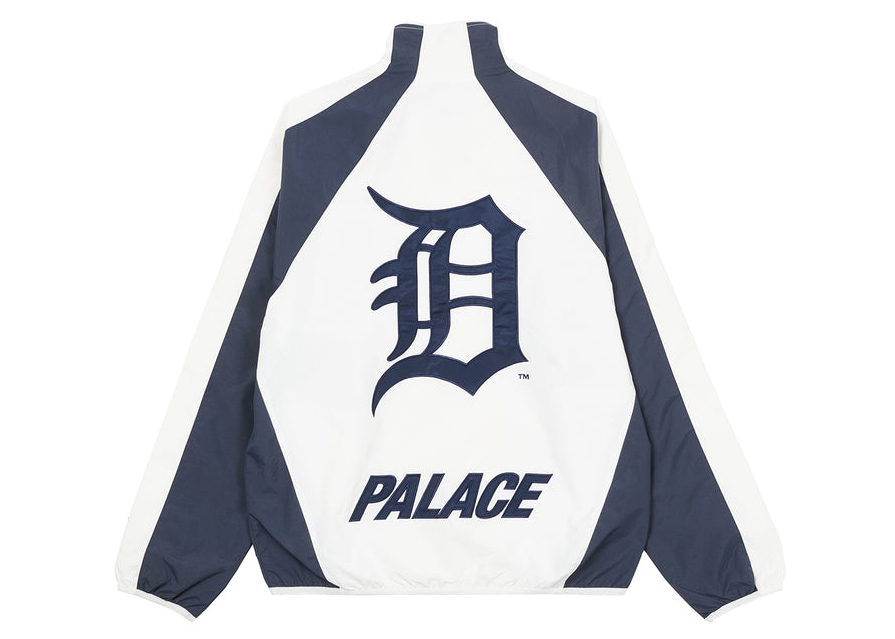 Palace x Detroit Tigers New Era Track Top White/Navy