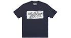 Palace x Droors T-Shirt Marineblau
