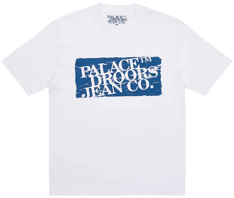 Palace x Droors T-Shirt White Men's - SS23 - GB