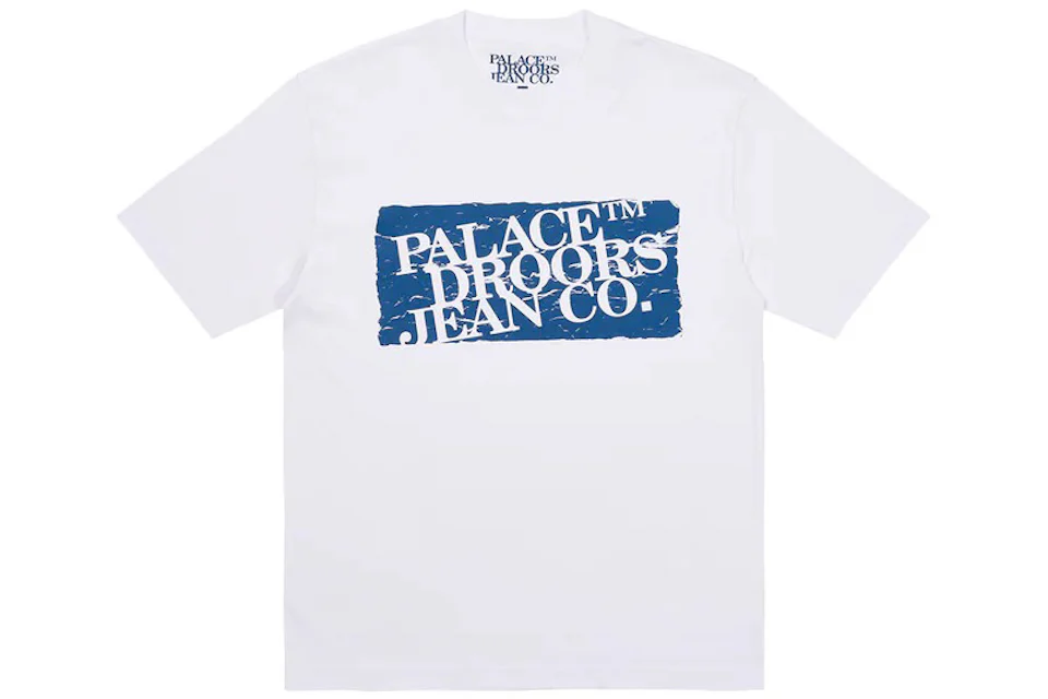 Palace x Droors T-Shirt White Men's - SS23 - GB