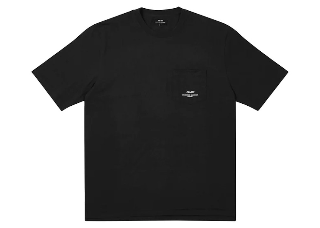 Pre-owned Palace X Engineered Garments Heavyweight T-shirt Black