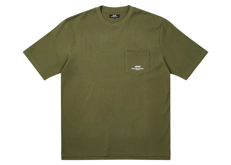 Pre-owned Palace X Engineered Garments Heavyweight T-shirt In Olive
