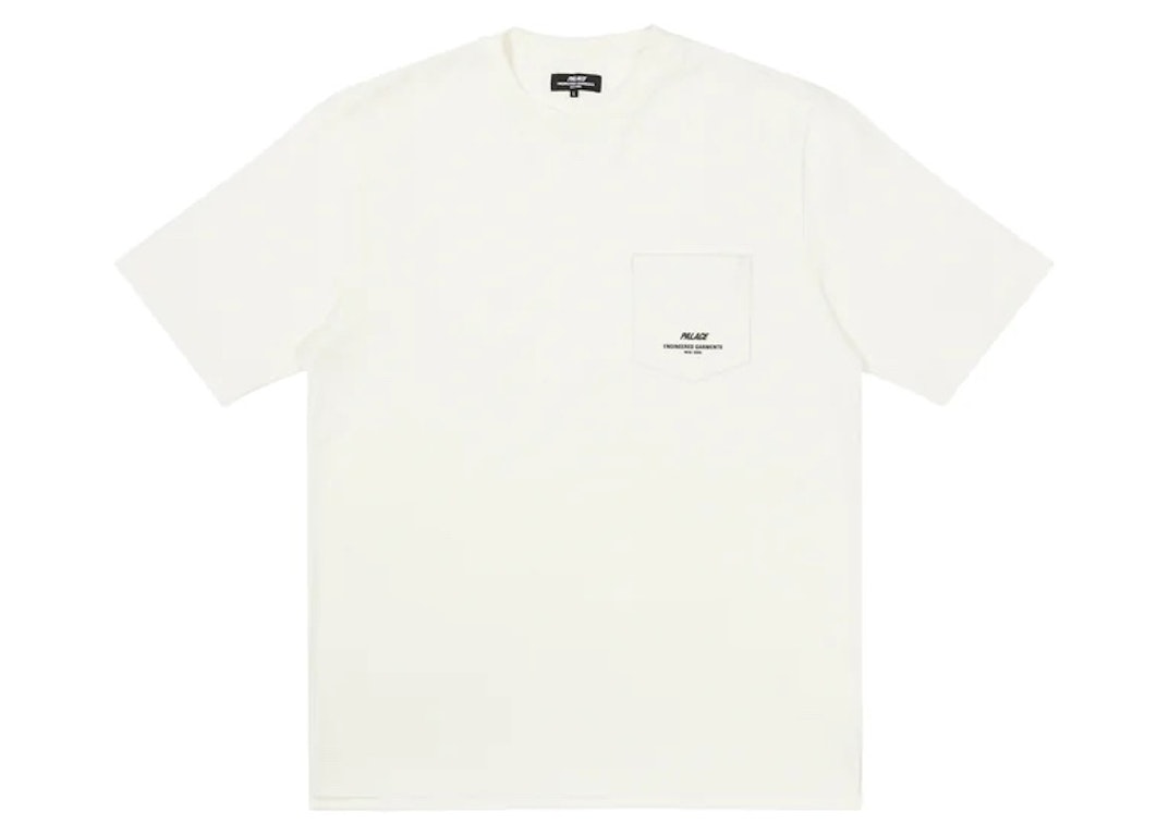 Pre-owned Palace X Engineered Garments Heavyweight T-shirt White
