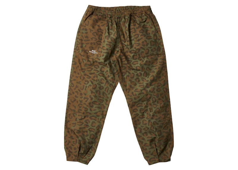 Palace x Engineered Garments Ripstop Washed Track Bottoms Cheetah