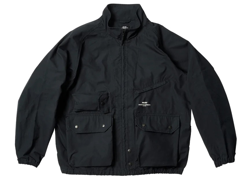 Palace x Engineered Garments Ripstop Washed Track Jacket Anthracite