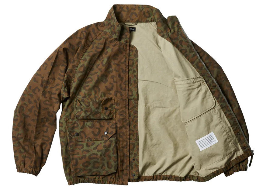 Palace x Engineered Garments Ripstop Washed Track Jacket Cheetah 