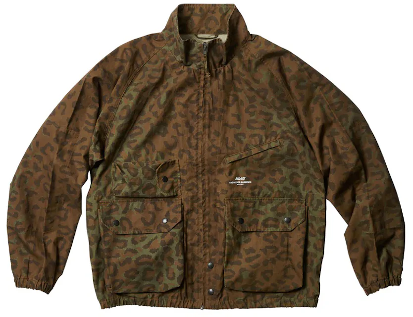 Palace x Engineered Garments Ripstop Washed Track Jacket Cheetah Men's -  FW22 - US