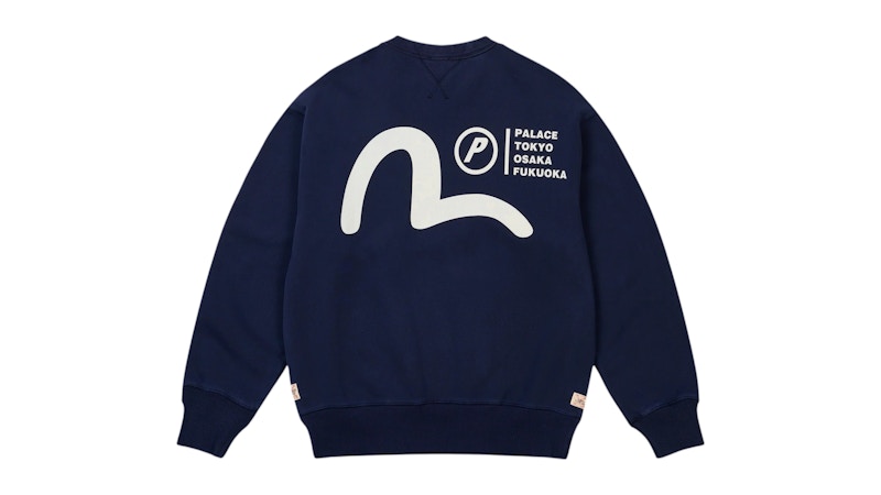 Palace x Evisu Crew Navy Men's - SS26 - US