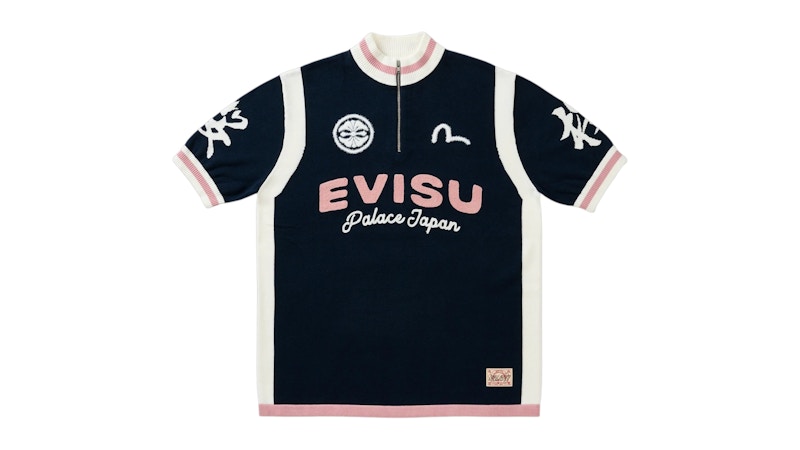 Palace x Evisu Cycle Knit Navy Men's - SS26 - US