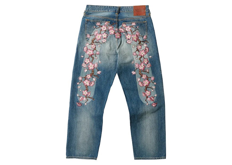 palace evisu denim stone wash jean 32-