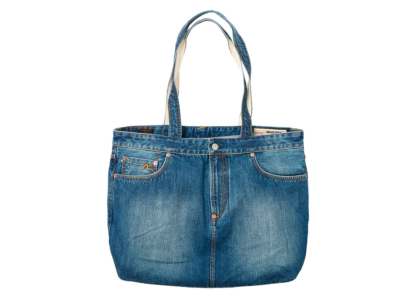 Palace x Evisu Denim Tote Light Wash - SS24 - GB