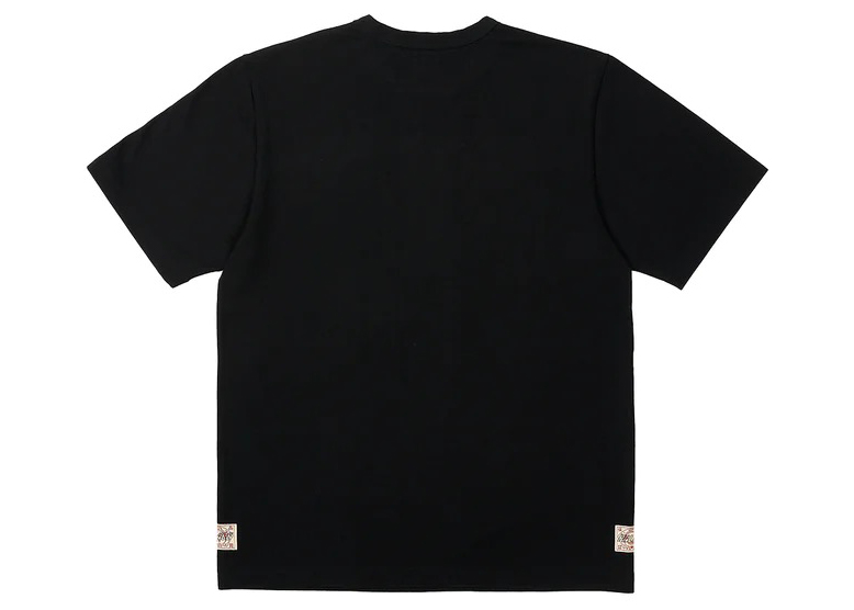 Palace x Evisu Heart T-shirt Black Men's - SS23 - US